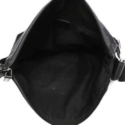 Exclusive Gucci Black Monogram Perforated Flat Messenger — Alternate View 7