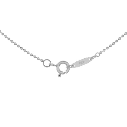 Exclusive Tiffany & Co. Sterling Silver Diamond Small Daisy Key Pendant — Top View