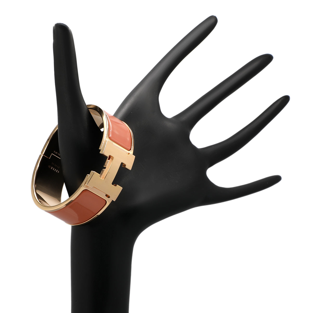 Exclusive Hermes Wide Clic Clac H Bracelet — Back View