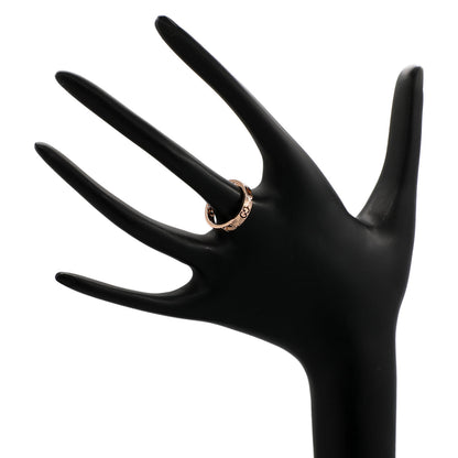 Exclusive Gucci 18K Rose Gold Icon Heart Band Ring — Back View