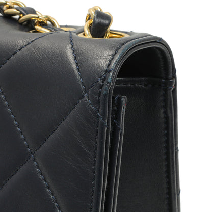 Exclusive Chanel Navy Quilted Lambskin Large Golden Class Flap — Alternate View 11