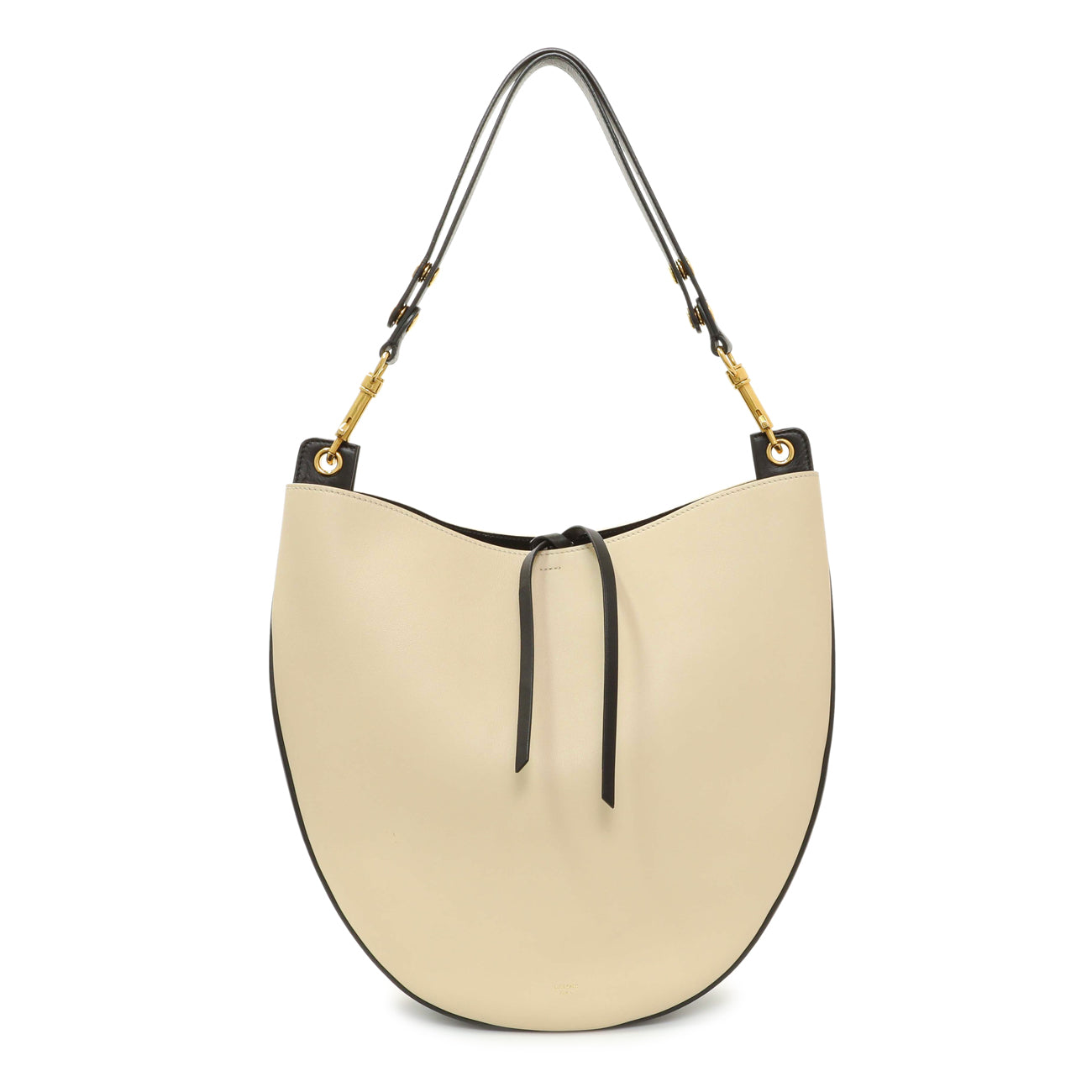 Exclusive Celine Beige Smooth Calfskin Medium Hobo — Front View