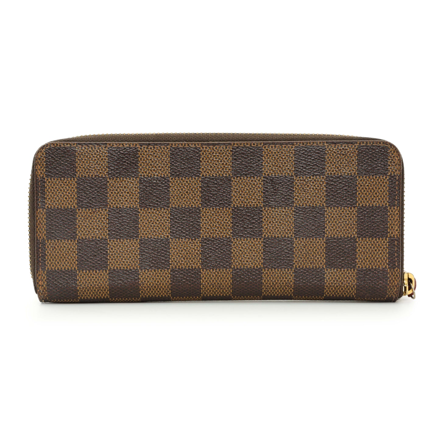 Exclusive Louis Vuitton Damier Ebene Clemence Wallet — Side View
