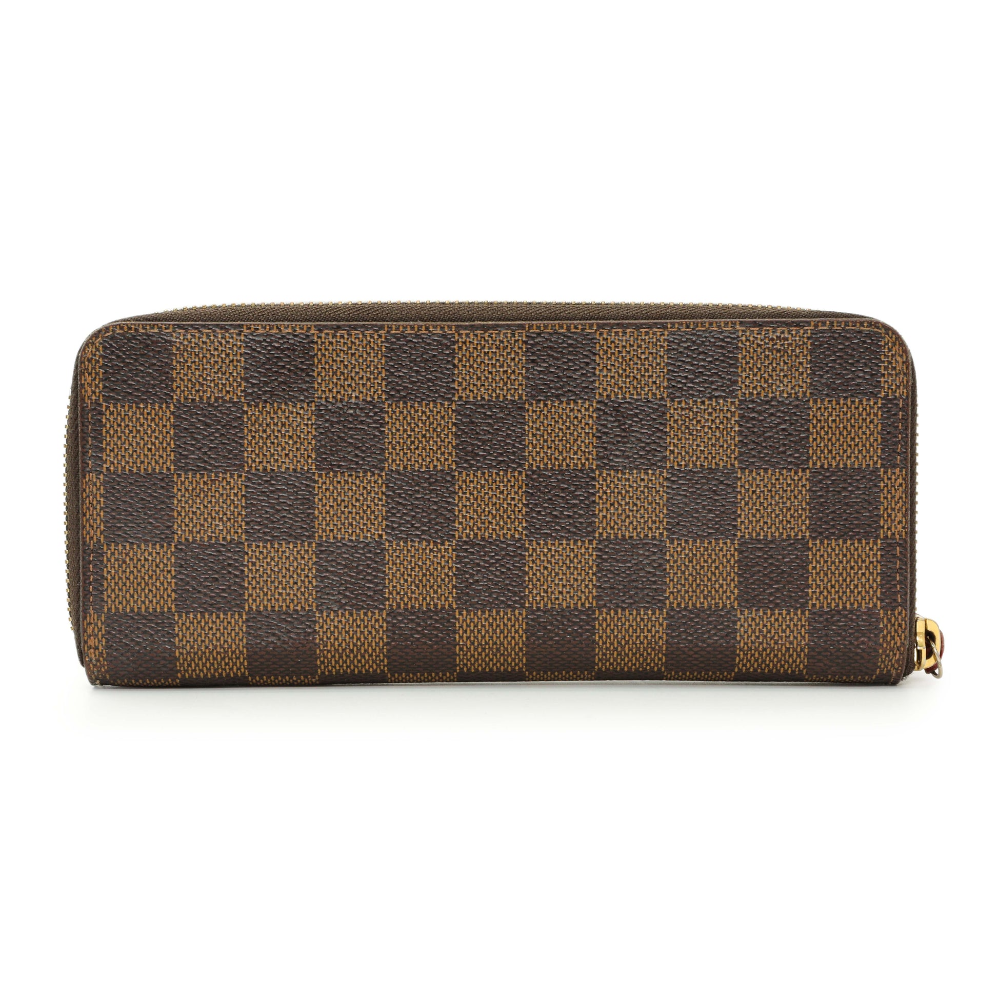 Exclusive Louis Vuitton Damier Ebene Clemence Wallet — Side View