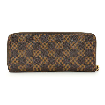 Exclusive Louis Vuitton Damier Ebene Clemence Wallet — Side View