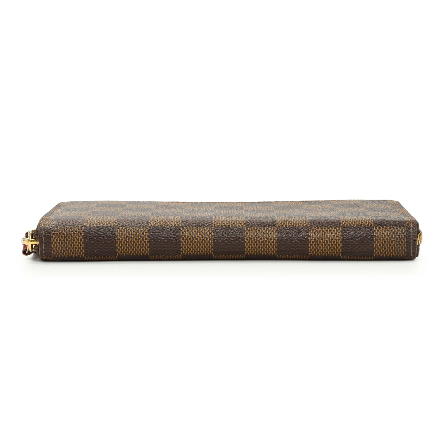 Exclusive Louis Vuitton Damier Ebene Clemence Wallet — Back View