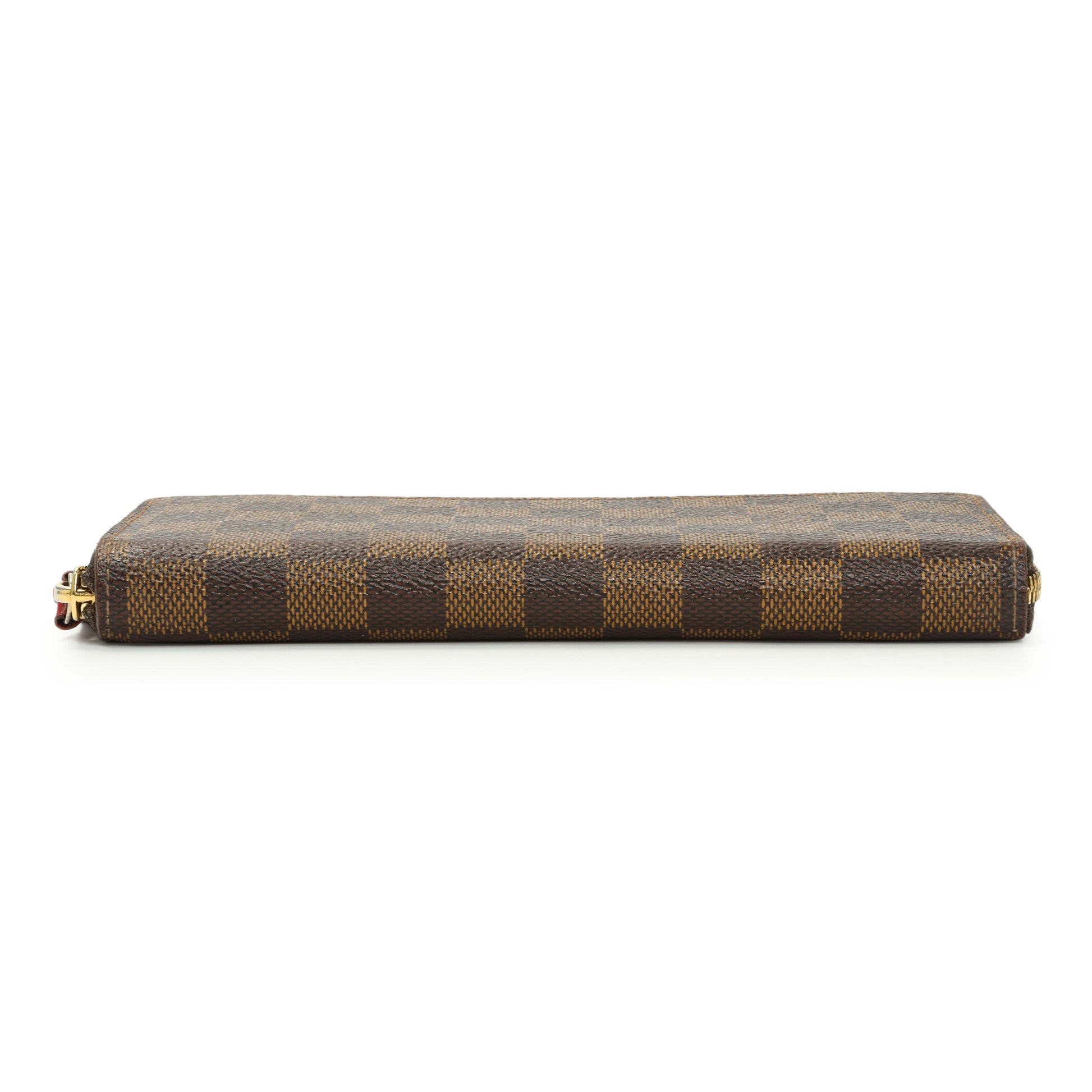 Exclusive Louis Vuitton Damier Ebene Clemence Wallet — Back View