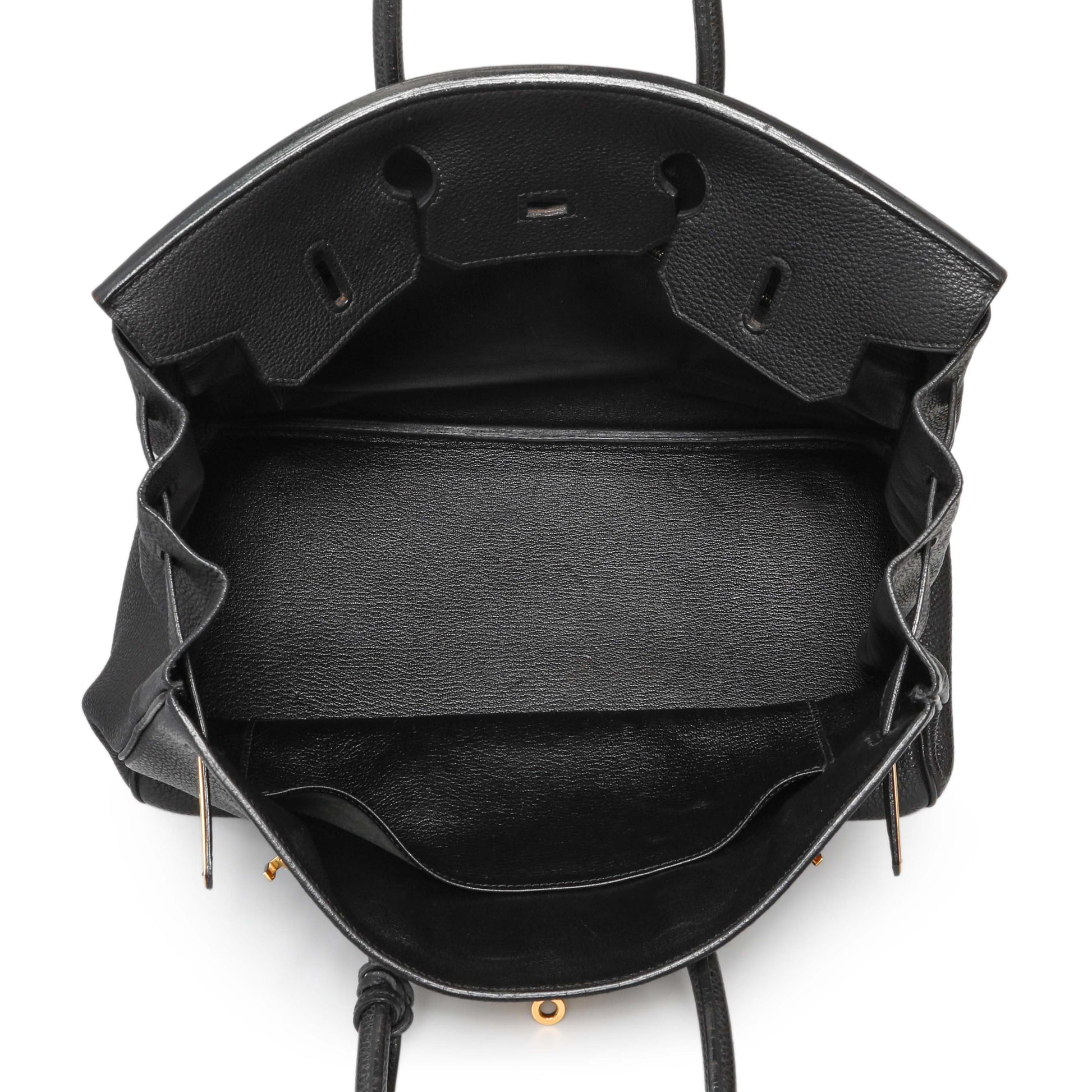 Exclusive Hermes Black Togo Birkin 35 — Alternate View 8