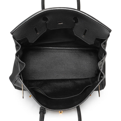 Exclusive Hermes Black Togo Birkin 35 — Alternate View 8