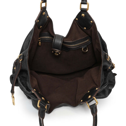 Exclusive Louis Vuitton Black Monogram Mahina L — Top View