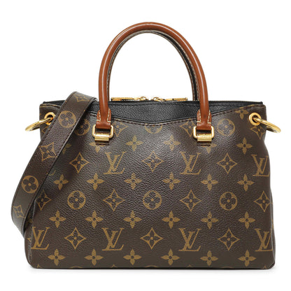 Exclusive Louis Vuitton Monogram Noir Pallas BB — Front View
