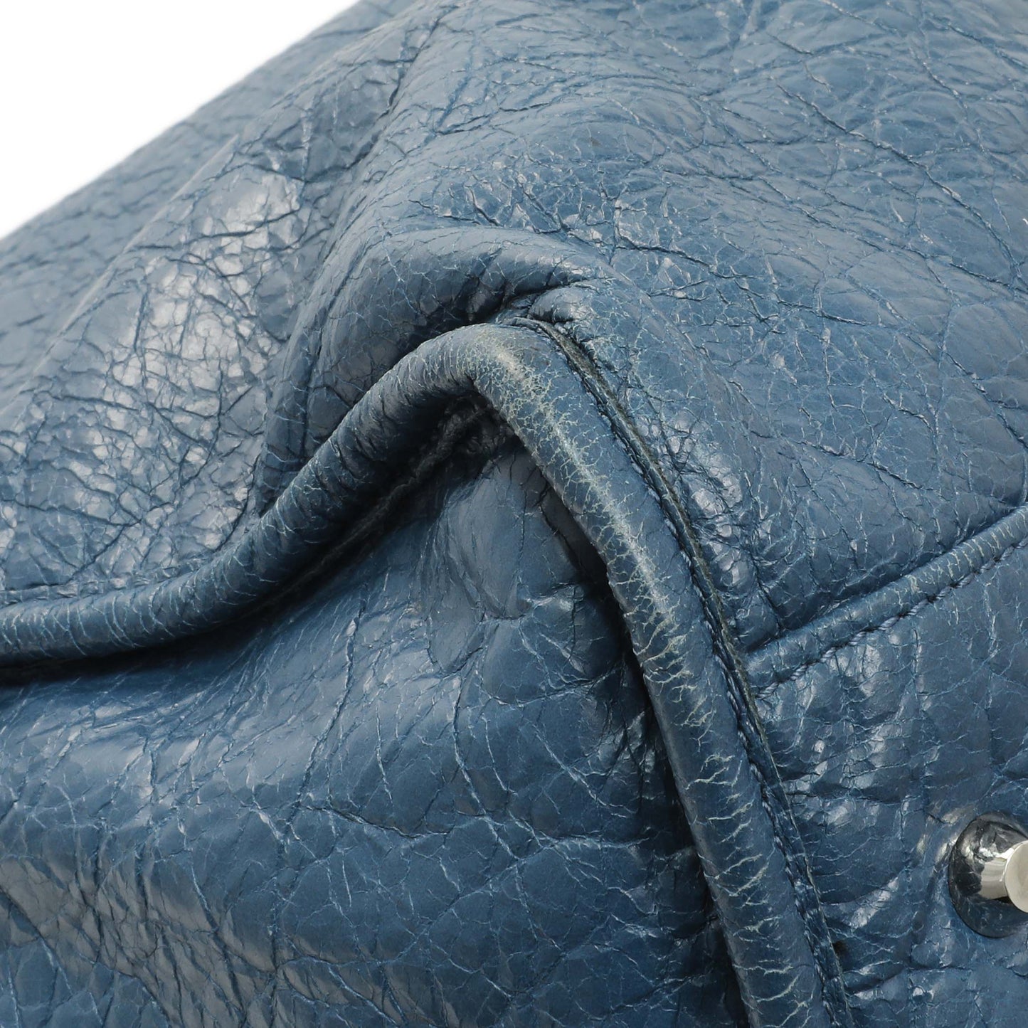 Exclusive Balenciaga Bleu Profond Lambskin Classic Hardware XL City — Lifestyle View
