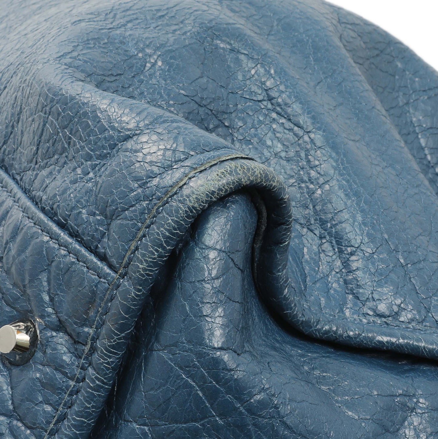 Exclusive Balenciaga Bleu Profond Lambskin Classic Hardware XL City — Alternate View 7