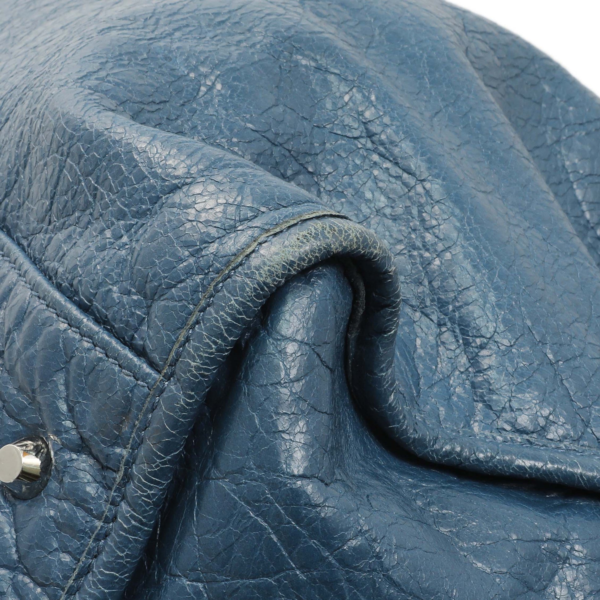 Exclusive Balenciaga Bleu Profond Lambskin Classic Hardware XL City — Alternate View 7