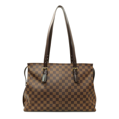 Exclusive Louis Vuitton Damier Ebene Chelsea Tote — Front View