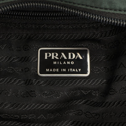 Exclusive Prada Green Tessuto Nylon City Tote — Alternate View 9
