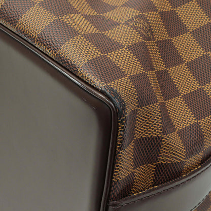 Exclusive Louis Vuitton Damier Ebene Chelsea Tote — Detail View