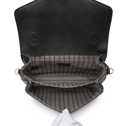 Exclusive Louis Vuitton Black Empreinte Pochette Metis — Alternate View 8