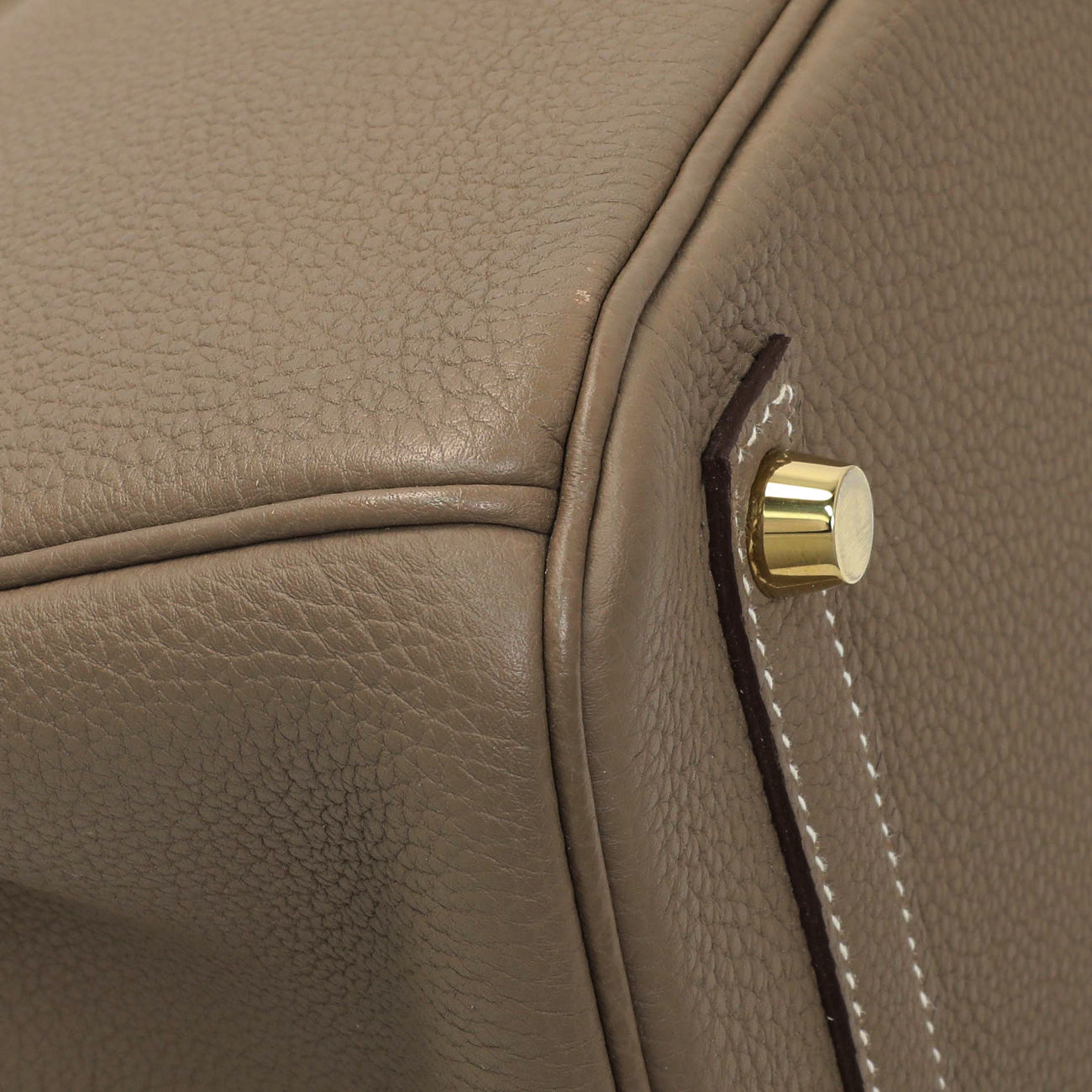 Exclusive Hermes Etoupe Togo Birkin 30 — Lifestyle View