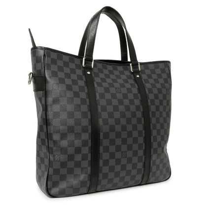 Exclusive Louis Vuitton Damier Graphite Tadao — Side View