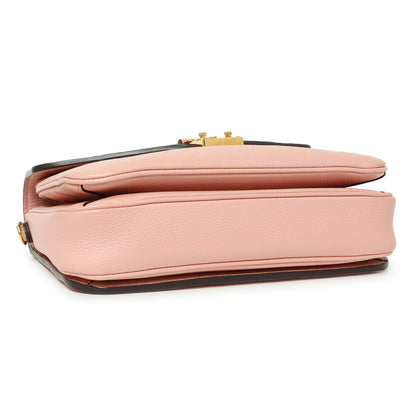 Exclusive Louis Vuitton Rose Poudre Empreinte Pochette Metis — Back View