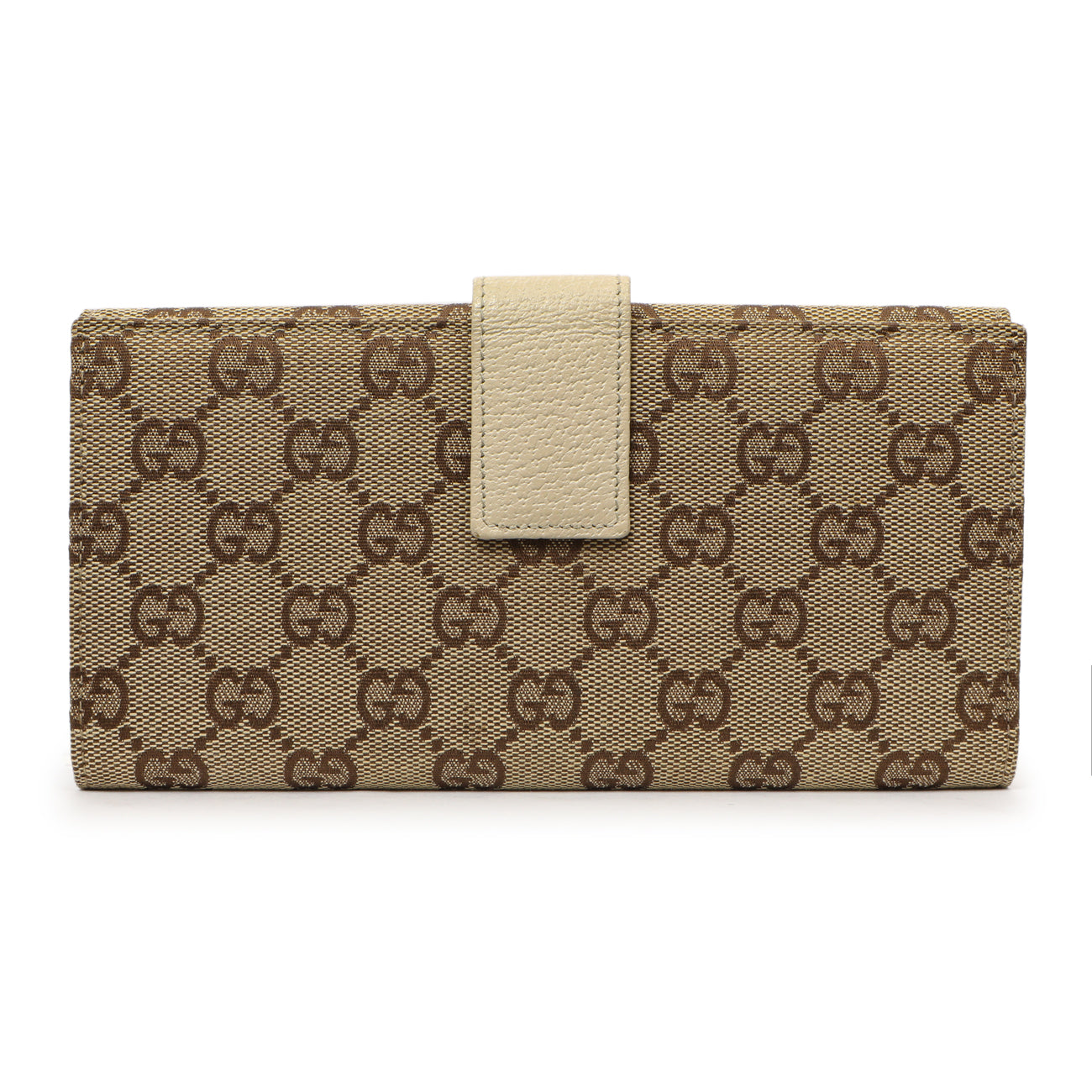 Exclusive Gucci Monogram Eclipse Continental Wallet — Side View