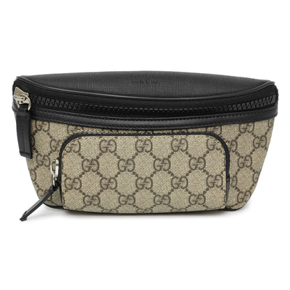 Exclusive Gucci GG Supreme Monogram Belt Bag — Front View