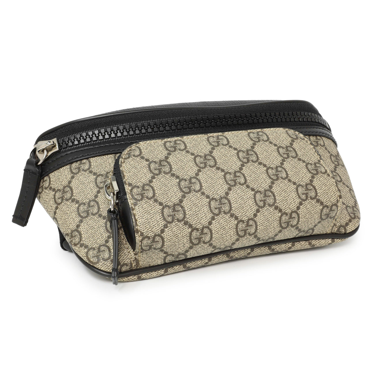 Exclusive Gucci GG Supreme Monogram Belt Bag — Back View