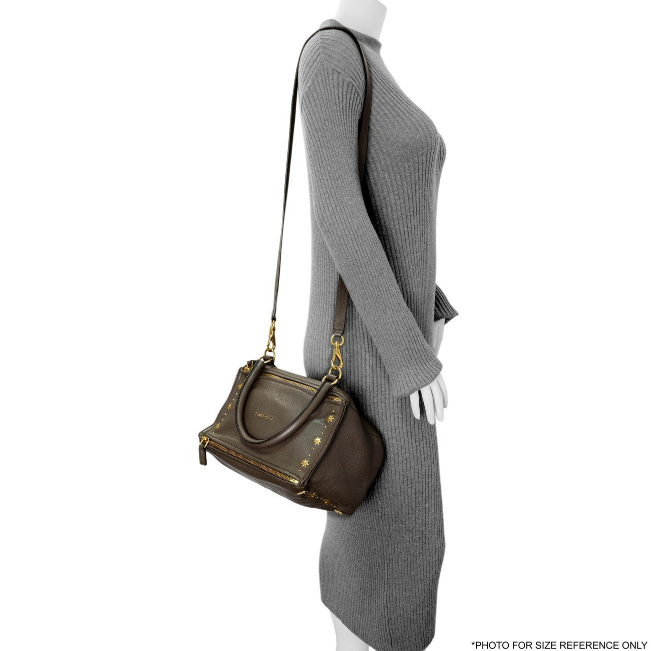 Exclusive Givenchy Brown Sugar Goatskin Studded Midnight Stars Small Pandora — Alternate View 9