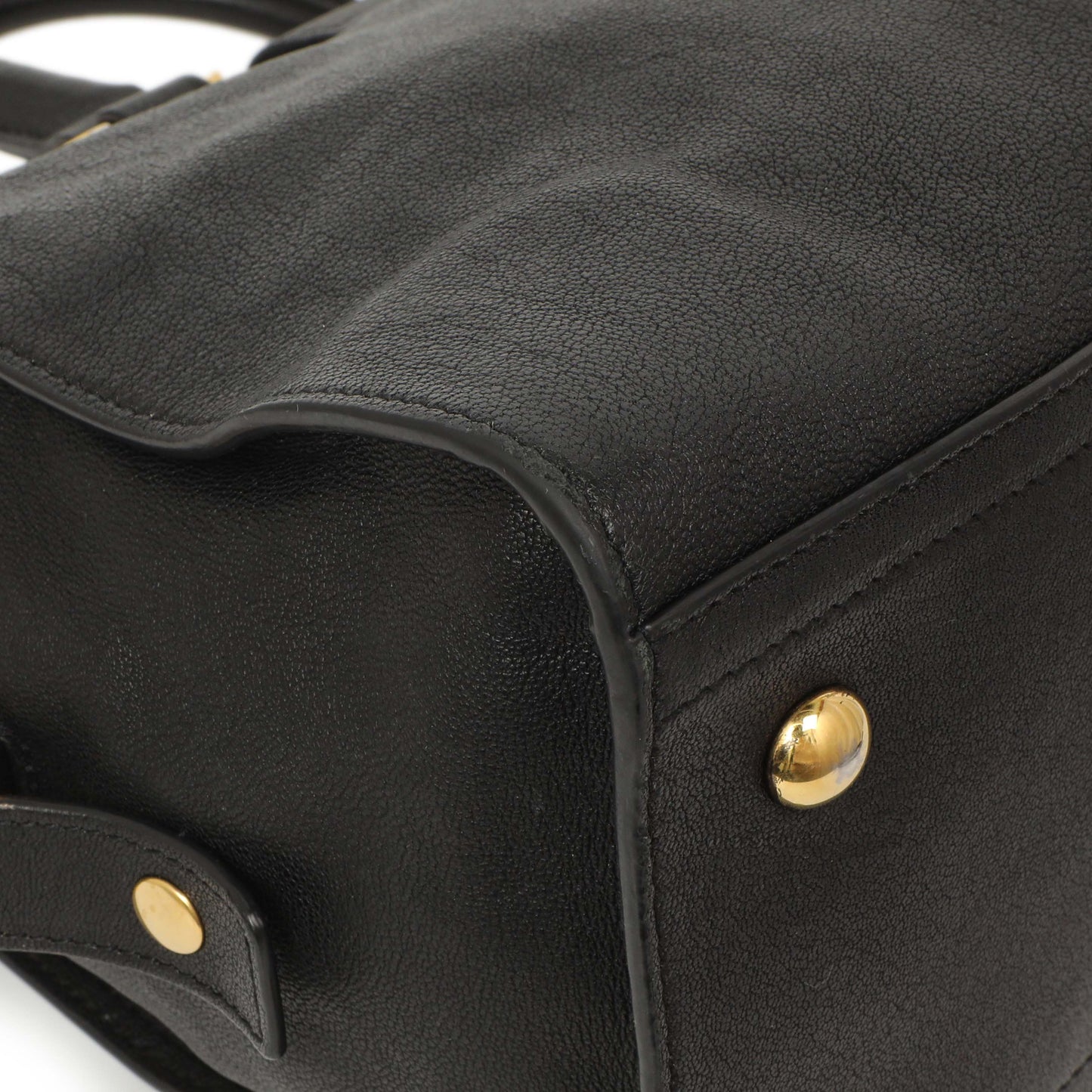 Exclusive Saint Laurent Black Sheepskin Small Cabas Chyc — Lifestyle View