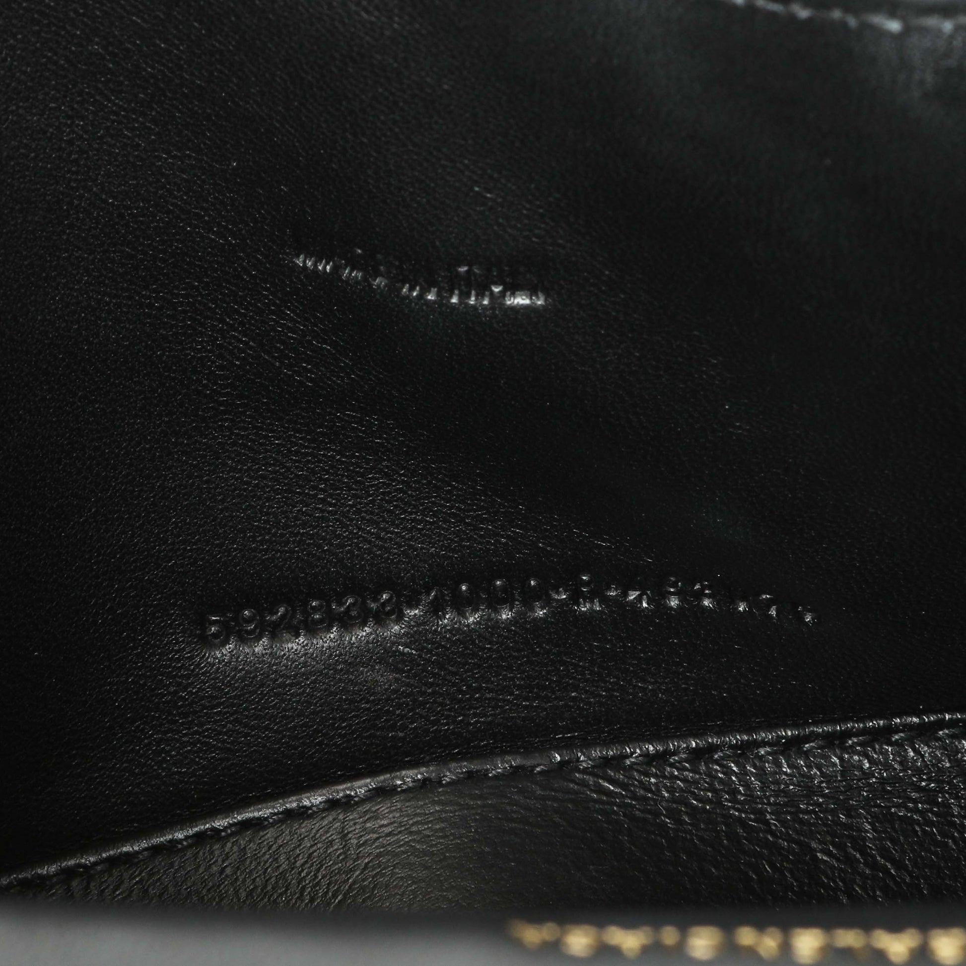 Exclusive Balenciaga Black Calfskin Mini Hourglass Top Handle Bag — Lifestyle View