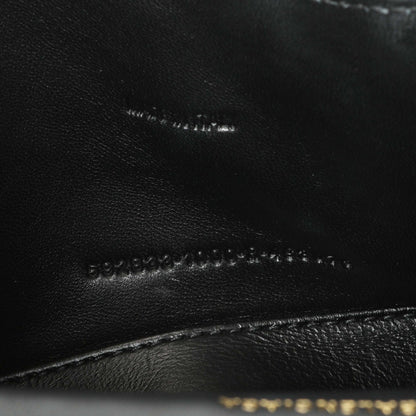 Exclusive Balenciaga Black Calfskin Mini Hourglass Top Handle Bag — Lifestyle View