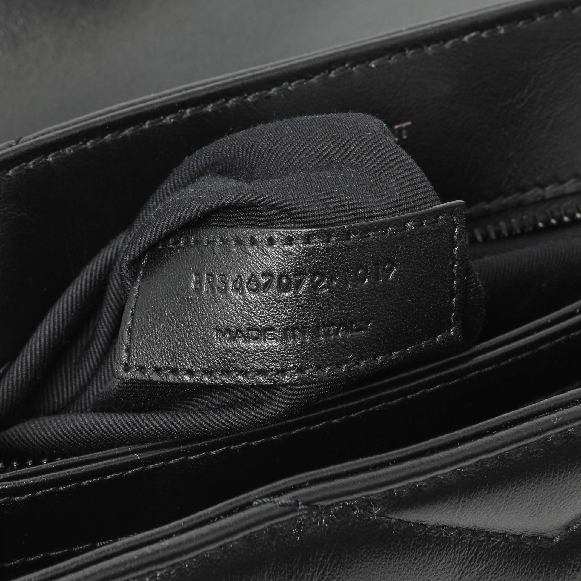 Exclusive Saint Laurent Black Calfskin Monogram Toy Loulou Crossbody — Lifestyle View