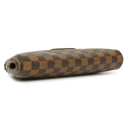 Exclusive Louis Vuitton Damier Ebene Eva Clutch — Back View