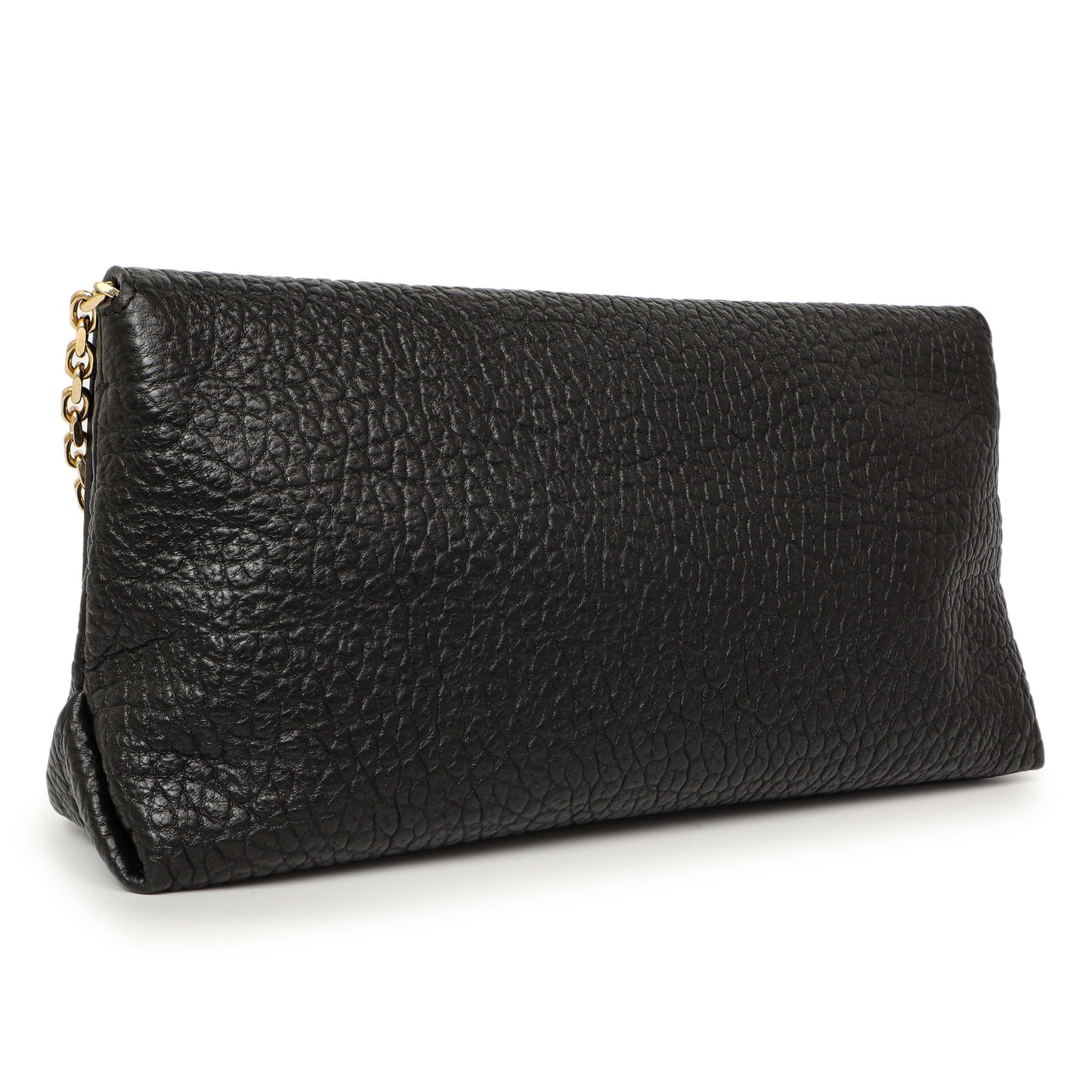 Exclusive Burberry Black Grained Calfskin Mildenhall Crossbody — Side View