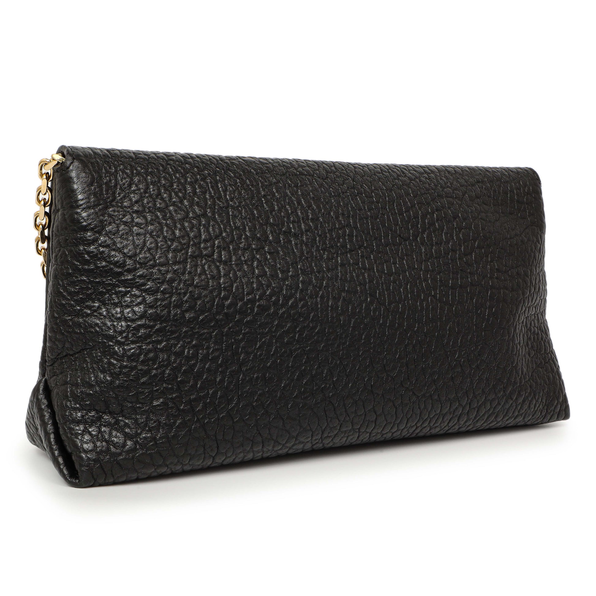 Exclusive Burberry Black Grained Calfskin Mildenhall Crossbody — Side View