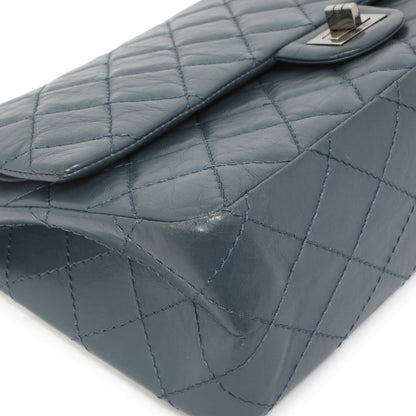 Exclusive Chanel Blue Quilted Aged Calfskin 2.55 Reissue Double Flap 226 — Lifestyle View