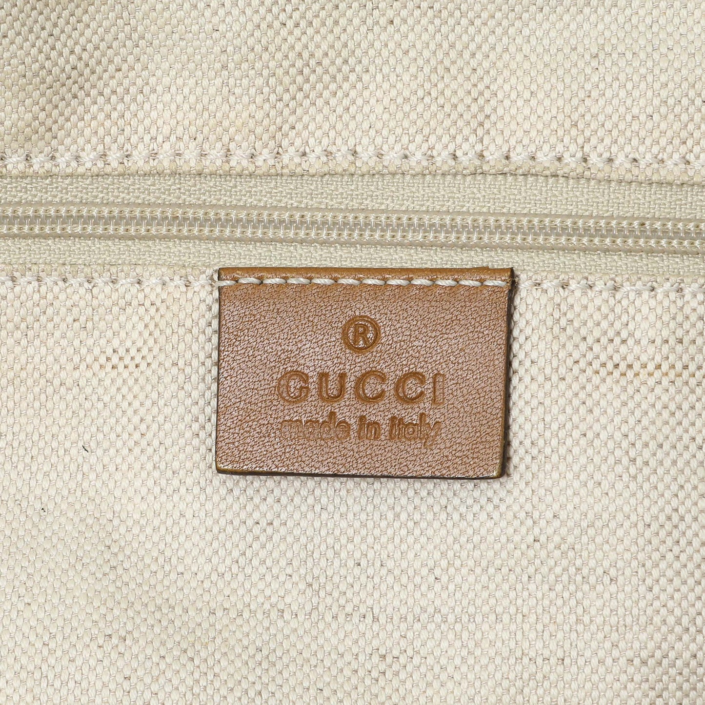 Exclusive Gucci Denim Monogram Medium Sukey Boston — Alternate View 9