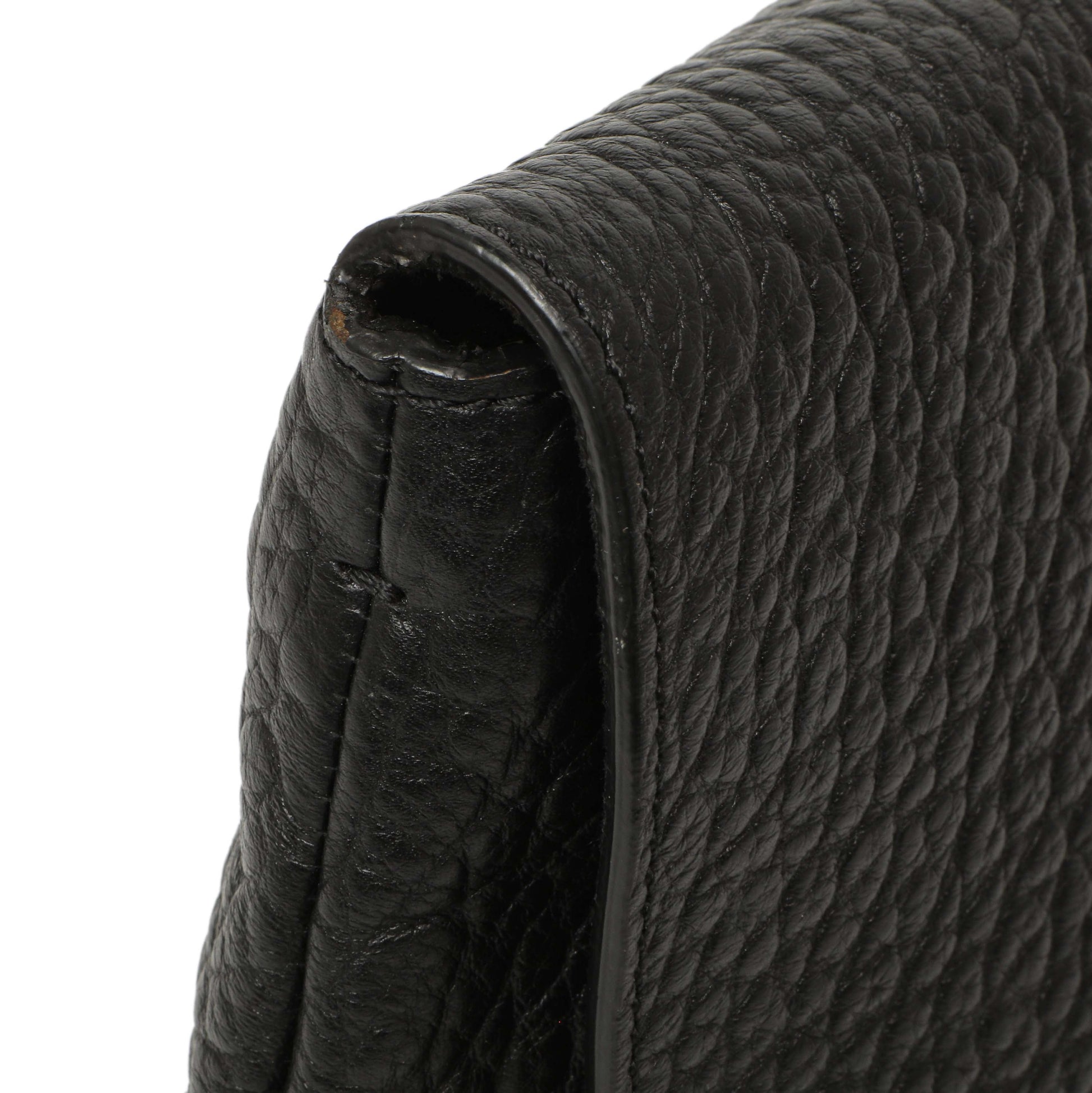 Exclusive Burberry Black Grained Calfskin Mildenhall Crossbody — Alternate View 12