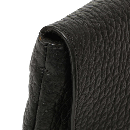 Exclusive Burberry Black Grained Calfskin Mildenhall Crossbody — Alternate View 12