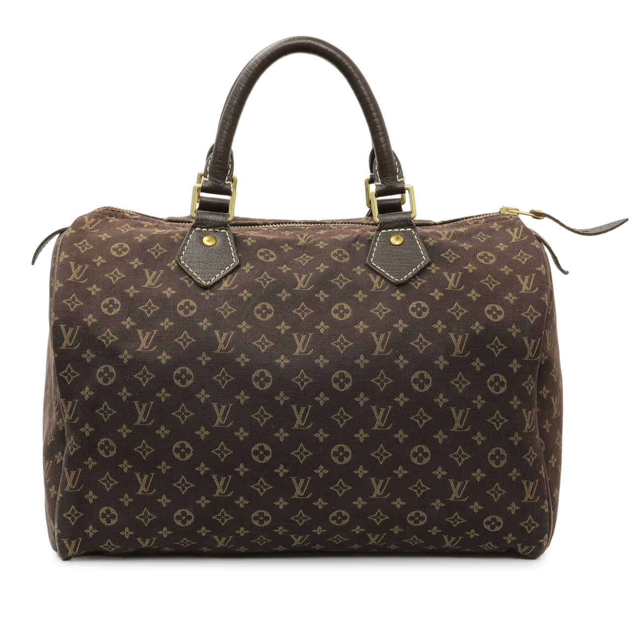 Exclusive Louis Vuitton Fusain Idylle Speedy 30 — Front View