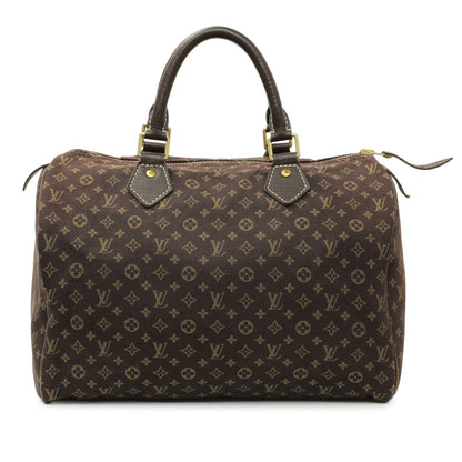 Exclusive Louis Vuitton Fusain Idylle Speedy 30 — Front View