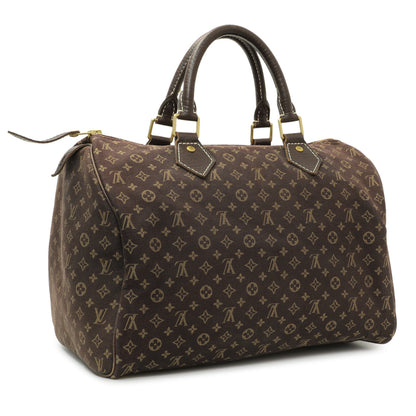 Exclusive Louis Vuitton Fusain Idylle Speedy 30 — Side View