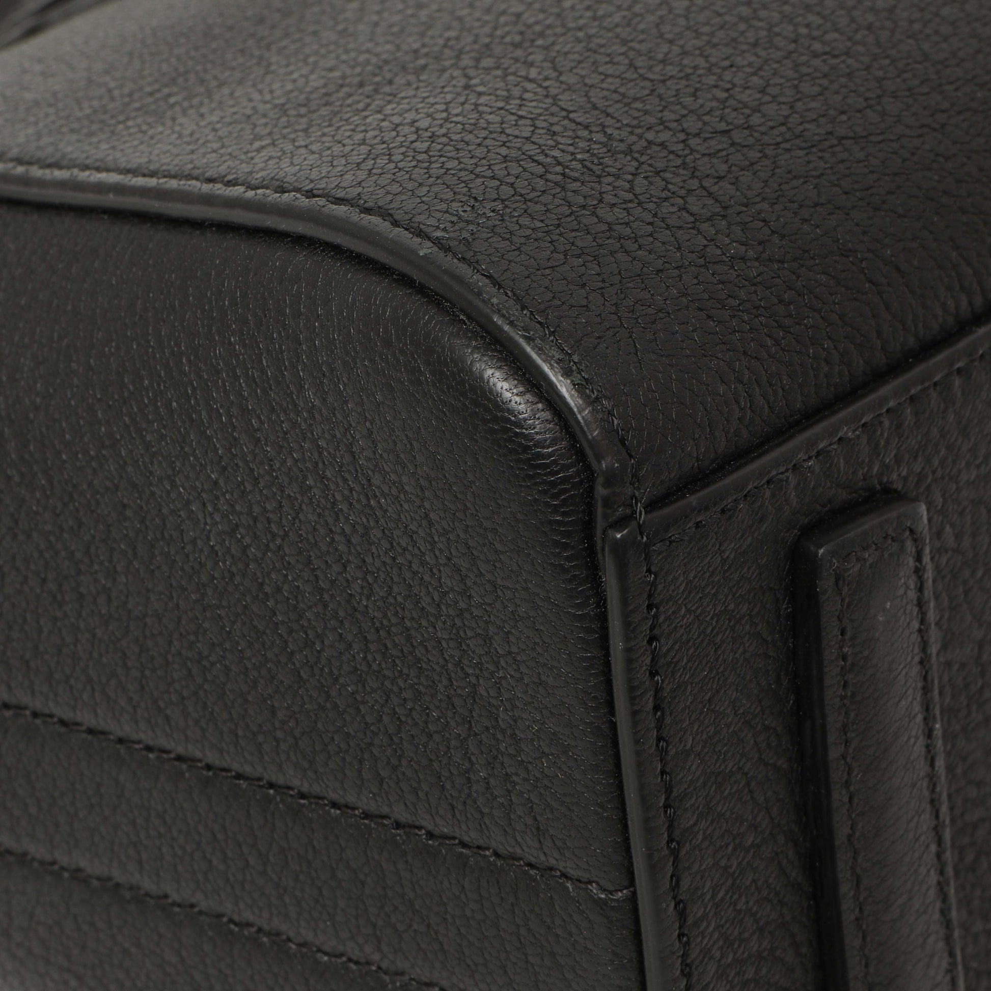 Exclusive Givenchy Black Sugar Goatskin Mini Antigona — Top View