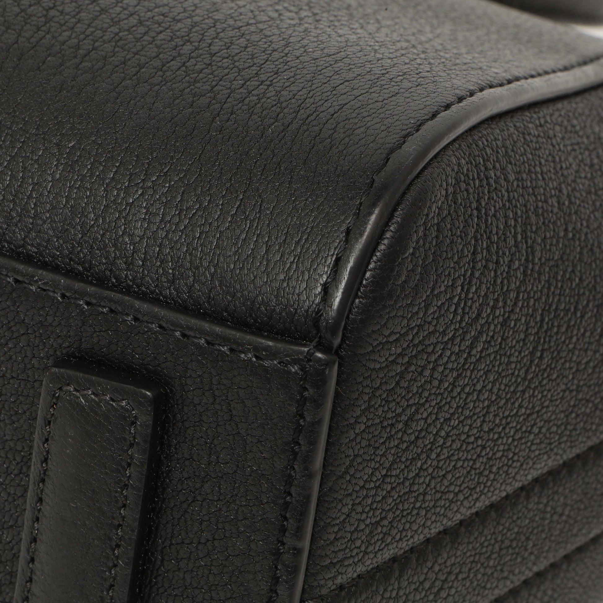 Exclusive Givenchy Black Sugar Goatskin Mini Antigona — Detail View
