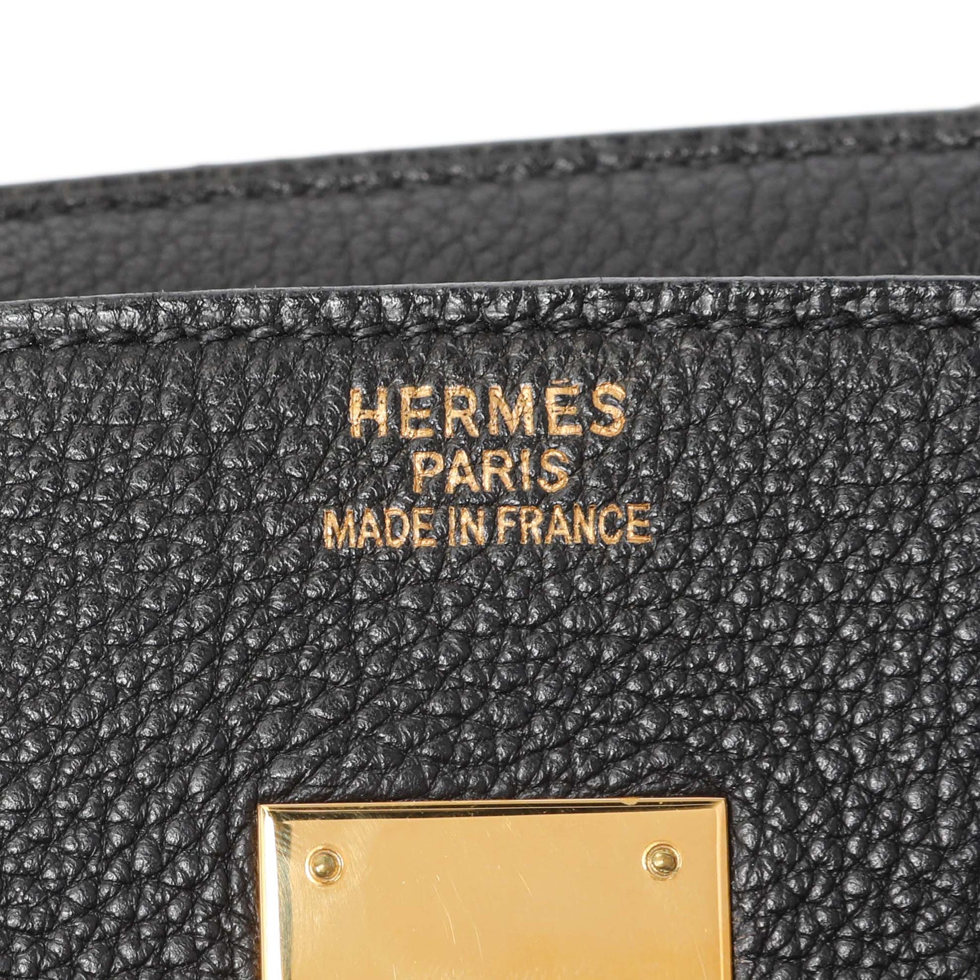 Exclusive Hermes Black Togo Birkin 35 — Alternate View 9