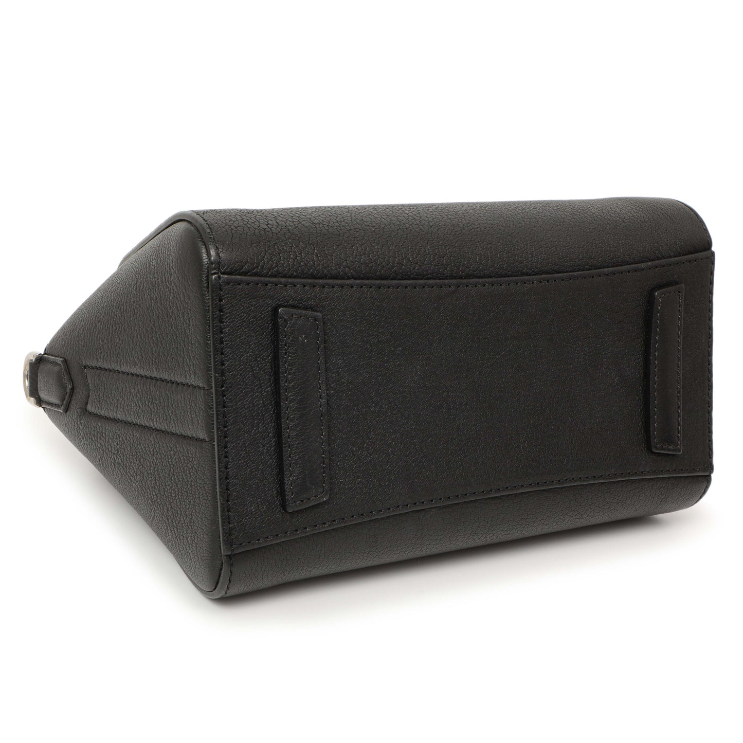 Exclusive Givenchy Black Sugar Goatskin Mini Antigona — Back View