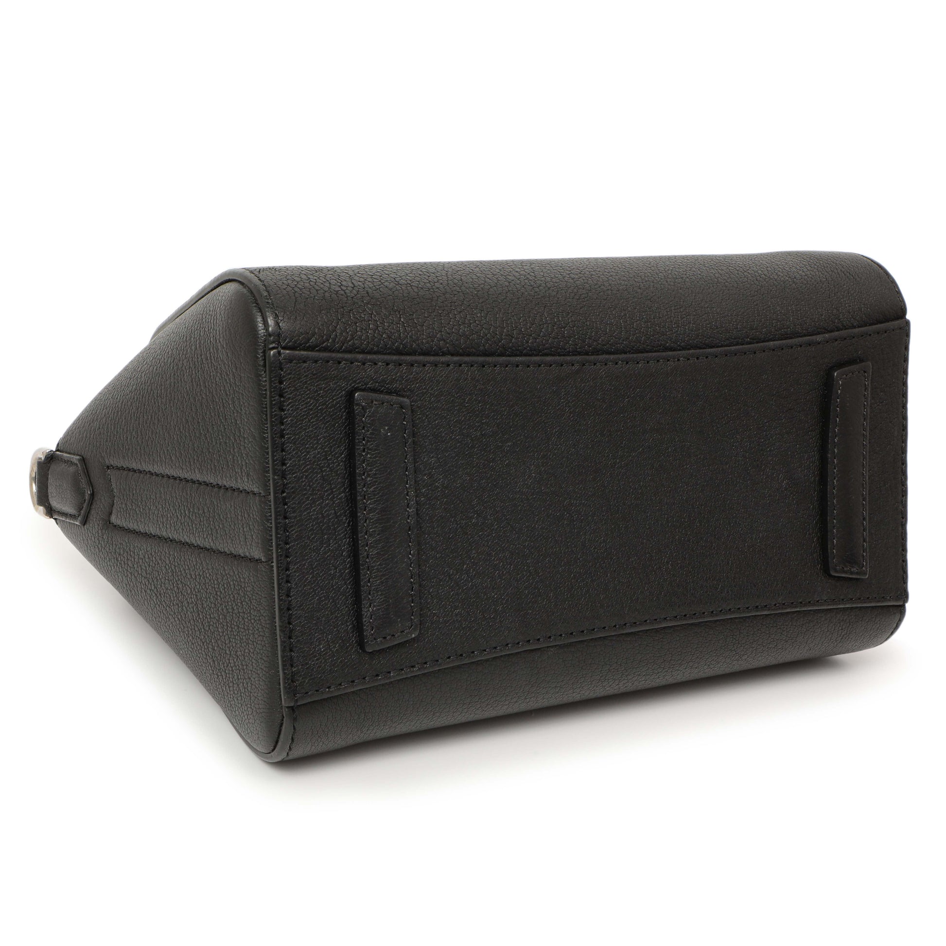 Exclusive Givenchy Black Sugar Goatskin Mini Antigona — Back View