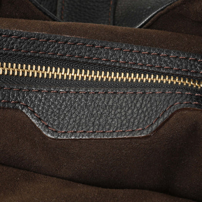 Exclusive Louis Vuitton Black Monogram Mahina L — Detail View