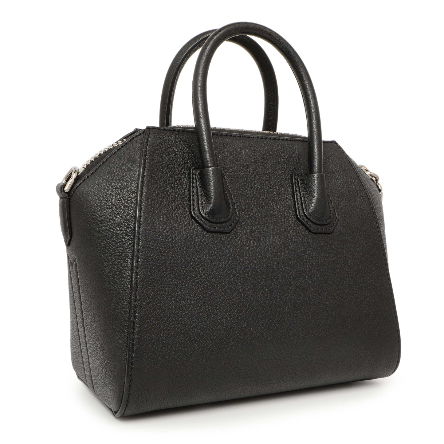 Exclusive Givenchy Black Sugar Goatskin Mini Antigona — Side View